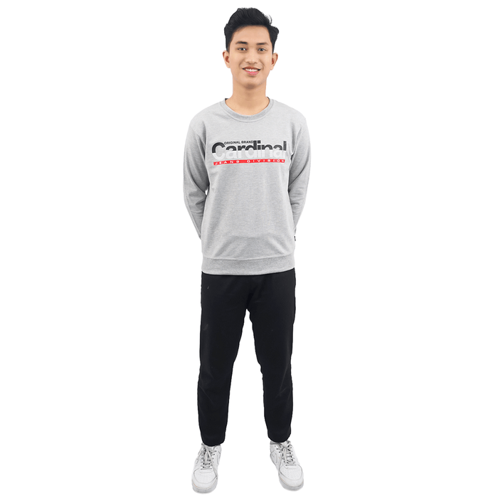 CARDINAL MEN SWEATER JEANS ( REGULAR, ABU SILVER )