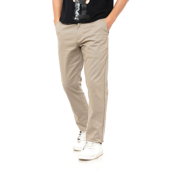 EAST INDIES CHINOS ( SLIM FIT, PASTEL GREY )