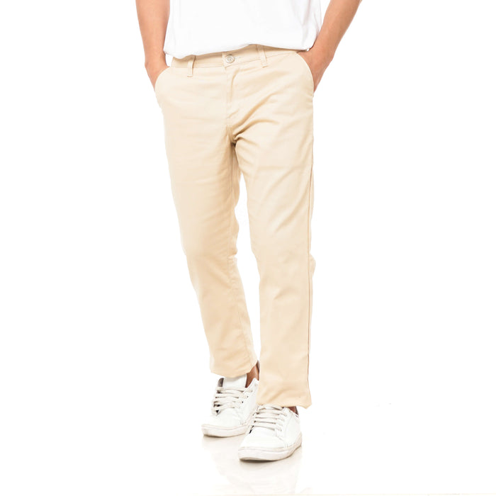 EAST INDIES CHINOS ( SLIM FIT, CRAYON CREAM )