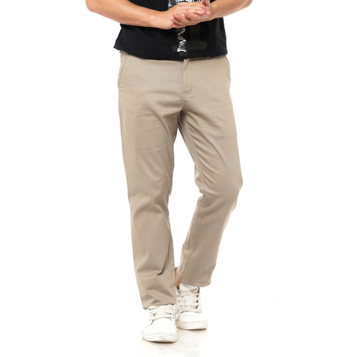 EAST INDIES CHINOS ( SLIM FIT, PASTEL GREY )