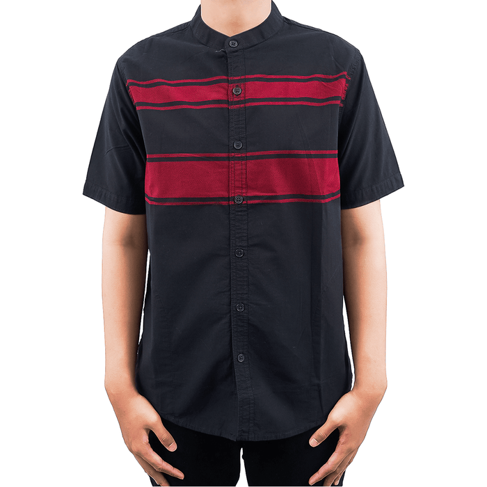 CARDINAL MEN KEMEJA KOKO JEANS V.2 ( SLIM FIT, HITAM ORIGINAL )