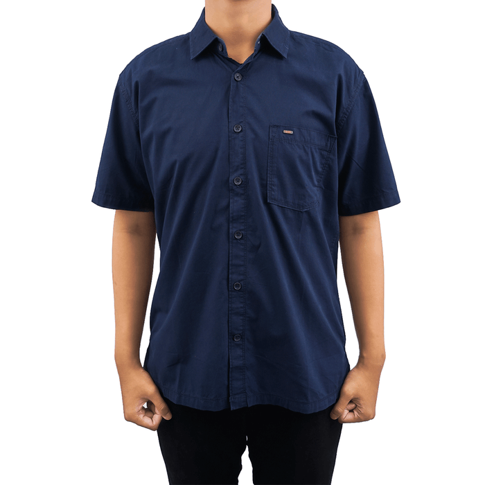 KARDINAL PRIA KEMEJA COTTON ( REGULER , NAVY )