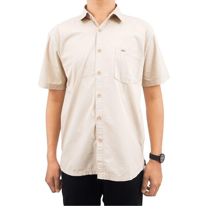 KARDINAL PRIA KEMEJA COTTON ( REGULER, CREAM OLIVISH )