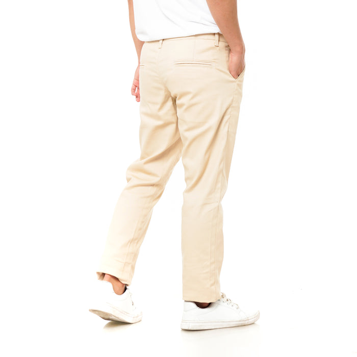 EAST INDIES CHINOS ( SLIM FIT, CRAYON CREAM )